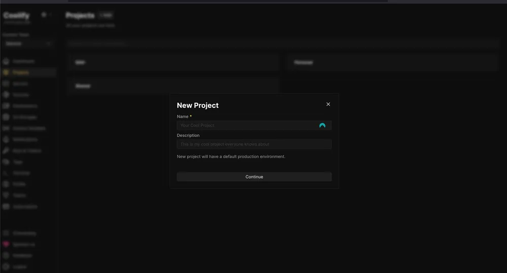 Creating a Project